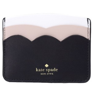 ケイトスペード カードケース katespade スムースレザー ジェマ ロゴ カードホルダー カードケース ブラック WLR00554