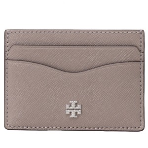 トリーバーチ カードケース TORY BURCH レザー エマーソン スリム 小物 定期入れ グレーヘロン 136101