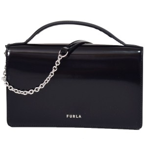 フルラ バッグ FURLA レザー スプレンディア ミニ 2way クロスボディ ショルダー ハンド バッグ ネロ×コニャック WE00199