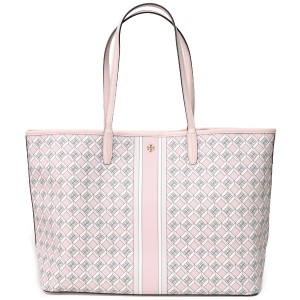 トリーバーチ バッグ TORY BURCH PVC レザー ゲオ ロゴ トートバッグ ダステッドブラッシュゲオロゴ 82398