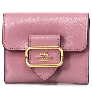 コーチ 財布 COACH クロスグレインレザー スモール モーガン ウォレット 二つ折り財布 ダスティローズ CE671