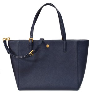 トリーバーチ バッグ TORY BURCH レザー ロゴ トート 2way クロスボディ 斜め掛け ショルダー ハンドバッグ トリーネイビー 136091