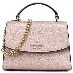 ケイトスペード バッグ katespade グリッターファブリック ラメ マイクロ サッチェル 2way チェーン 斜め掛け ショルダー ハンドバッグ 