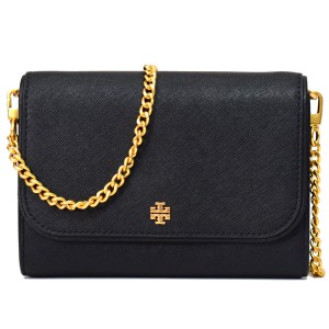 トリーバーチ バッグ TORY BURCH レザー エマーソン ロゴ チェーン ウォレット 2way クラッチ クロスボディ 斜めがけ ショルダーバッグ 