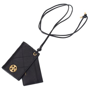 トリーバーチ カードケース TORY BURCH レザー キルティング ウィラ ロゴ ランヤード 首かけ IDケース 名刺入れ 定期入れ パスケース ブ