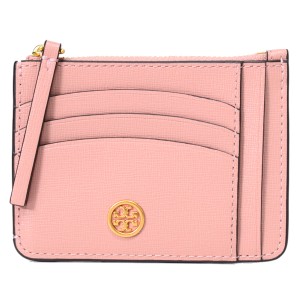 トリーバーチ カードケース TORY BURCH レザー ロビンソン トップ ジップ コインケース 定期入れ カードケース ピンクムーン 84071