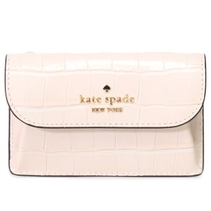 ケイトスペード カードケース katespade クロコダイル エンボスドレザー ダンプリング スモール カードホルダー カードケース コインケー