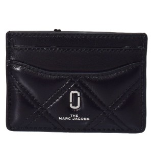 マークジェイコブス カードケース MARC JACOBS ラムスキン ザ キルテッド ソフトショット キルティング ダブルステッチ DOUBLE J ロゴ カ