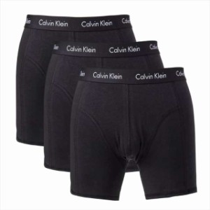 カルバンクライン パンツ Calvin Klein コットン エラスタン メンズ ストレッチ クラッシック フィット ロゴ ボクサー ブリーフ 下着 ボ