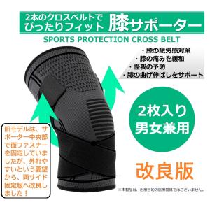膝サポーター 2個セット スポーツ用 けが防止 保温 ひざの保護 痛み緩和 軽量 薄型 男女兼用 両膝左右兼用 ランニング サッカー バレー