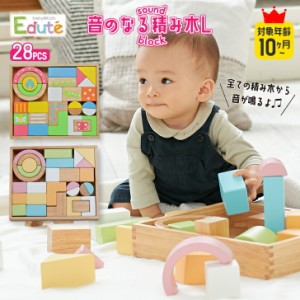 お片付袋付 SOUND ブロックス Large シャーベットカラー おもちゃ 積み木 1歳 2歳 3歳 女の子 男の子 木製 プレゼント 誕生日 誕生プレゼ