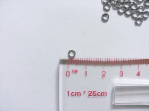 スプリットリング　平打ち　#4　外径4mm　内径3mm　ルアー用　50個　セット　まとめて　まとめ売り　シーバス　スズキ　メバル　ブラック