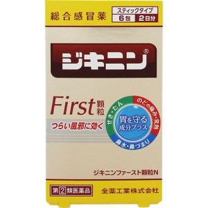 【指定第2類医薬品】ジキニンファースト顆粒Ｎ 6包（全薬工業）