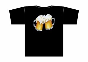 のぼり旗 のぼり屋工房 ☆E_フルカラTシャツ 22744 ビールイラスト S S 綿100% 集客 販促品