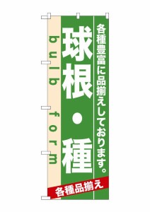 のぼり旗 のぼり屋工房 ☆N_のぼり 7932 球根・種 W600×H1800 ポンジ 集客 販促品