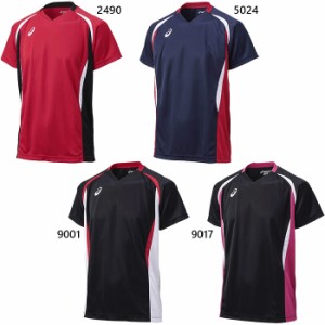 アシックス メンズ ジュニア ゲームシャツHS バレーボールウェア トップス 半袖Tシャツ 送料無料 asics XW1325