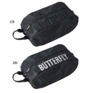 バタフライ メンズ レディース ジュニア エミネル シューズケース 卓球用品 シューズ袋 収納 ブラック 黒 シルバー 送料無料 Butterfly 6