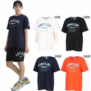 コンバース レディース ガールズ プリントTシャツ バスケットボールウェア トップス 半袖Tシャツ 小学 中学 高校 社会人 ホワイト 白 ブ