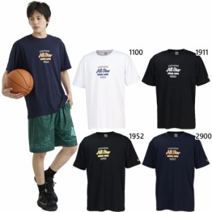 コンバース メンズ プリントTシャツ バスケットボールウェア トップス 半袖Tシャツ マルチスポーツ ホワイト 白 ブラック 黒 ネイビー 送