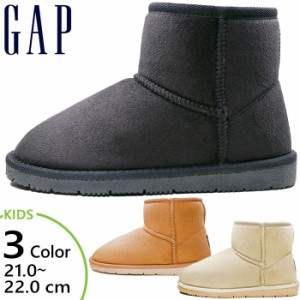 ギャップ ジュニア キッズ ムートンブーツ Mouton Boots カジュアルシューズ ブラック 黒 ブラウン 茶色 送料無料 GAP GPK32361