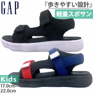 ギャップ ジュニア キッズ スポーツサンダル サンダル シューズ ブラック 黒 送料無料 GAP GPK22435