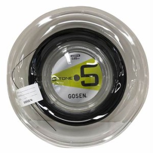 ゴーセン メンズ レディース ジートーン5 G-TONE5 バドミントン用品 ガット ストリング ブラック 黒 送料無料 GOSEN BS0653BK