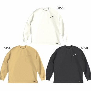 ジャックウルフスキン メンズ ポーイン ポケット Tシャツ JP PAW IN POCKET LS T アウトドアウェア トップス 長袖 吸汗速乾 ホワイト 白 