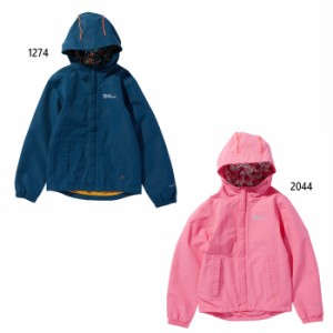 ジャックウルフスキン ジュニア キッズ ジャケット VILLI 2L JACKET K アウトドアウェア トップス 長袖 アウター 防水透湿 ピンク 送料無