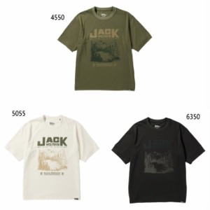 ジャックウルフスキン メンズ ユーコンポスター Tシャツ カジュアルウェア トップス 半袖Tシャツ ホワイト 白 カーキ 送料無料 Jack Wolf