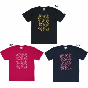 JTTA公認 ジュウイック メンズ レディース プチドラゴン 卓球ウェア トップス 半袖Tシャツ ユニフォーム 吸汗速乾 ブラック 黒 ネイビー 