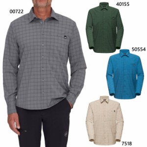 マムート メンズ レンニ ロングスリーブ シャツ Lenni Longsleeve Shirt Men アウトドアウェア トップス 登山 ハイキング 長袖 ブラック 