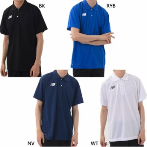 ニューバランス メンズ ゲームポロシャツ ポロシャツ トップス テニス バドミントンウェア ホワイト 白 ブラック 黒 ネイビー ブルー 青 