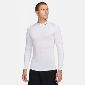 ナイキ メンズ ドライフィット プロ Dri-FIT フィットネス モックネック ロングスリーブ トップ アンダーウェア スポーツインナー トレー