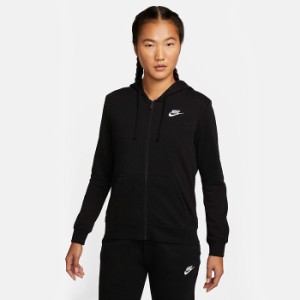 ナイキ レディース ウィメンズ NSW クラブ フリース フルジップ L/S フーディ ST パーカー トップス 長袖 送料無料 NIKE DQ5472 010