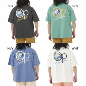 オーシャンパシフィック メンズ オープンエンド天竺 半袖Tシャツ トップス バックプリント 送料無料 Ocean Pacific OP 513500