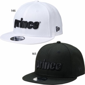 プリンス メンズ レディース ニューエラ NEW ERA Princeロゴフラットキャップ 帽子 スナップバック テニス コラボレーション ホワイト 白