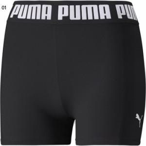 プーマ レディース ストロング STRONG 3インチショートタイツ フィットネス トレーニングウェア ボトムス ブラック 黒 送料無料 PUMA 521