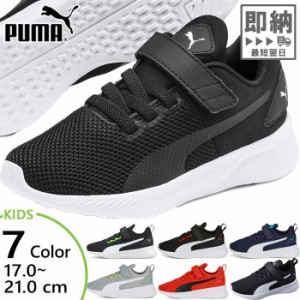 プーマ ジュニア キッズ フライヤー ランナー V PS ローカットスニーカー シューズ 運動靴 ベルクロ マジックテープ 送料無料 PUMA 19292