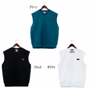 リアルビーボイス メンズ ネーム タグ ベスト NAME TAG KNIT VEST RBV カジュアルウェア トップス ホワイト 白 ブラック 黒 グリーン 緑 