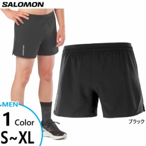 サロモン メンズ クロス ショーツ CROSS 5 SHORTS M ジョギング マラソン ランニングウェア ボトムス トレイルランニング ショートパンツ