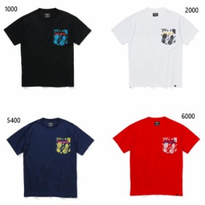 スポルディング メンズ レディース Tシャツ トロピカルポケット 半袖Tシャツ トップス バスケットボールウェア ホワイト 白 ブラック 黒 