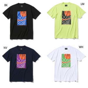 スポルディング メンズ レディース Tシャツ リムショット バスケットボールウェア トップス 半袖Tシャツ ホワイト 白 ブラック 黒 ネイビ