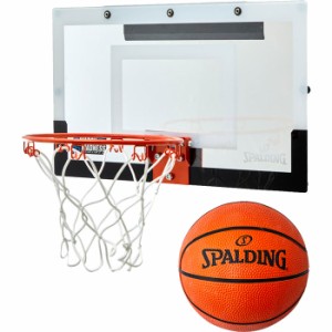 スポルディング メンズ レディース ジュニア スラムジャム NCAA バスケットボール ミニゴール 家庭用 小型バスケットボール付 送料無料 S