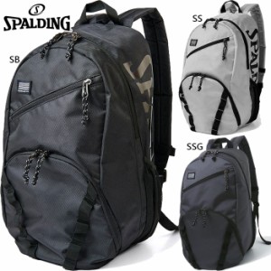 35L スポルディング メンズ レディース ハーフデイ シールド バスケットボールバッグ リュックサック バックパック バッグ 高耐久 ブラッ