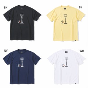 スポルディング メンズ レディース Tシャツ ピクトグラム 半袖Tシャツ トップス バスケットボールウェア ホワイト 白 ブラック 黒 ネイビ