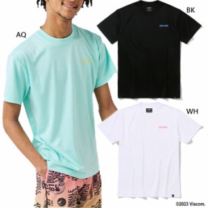 スポルディング メンズ レディース Tシャツ MTV バスケットボール ロゴ バスケットボールウェア トップス 半袖 吸汗速乾 UVカット ホワイ