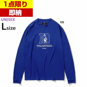 Lサイズ スポルディング メンズ レディース ロングスリーブ Tシャツ デューク デビルヘッド バレーボールウェア トップス 長袖Tシャツ RB