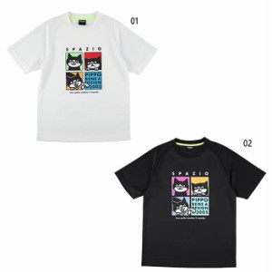 スパッツィオ ジュニア キッズ ピッポ PIPPO パネルプラシャツ 半袖Tシャツ トップス サッカーウェア フットサルウェア 送料無料 Spazio 