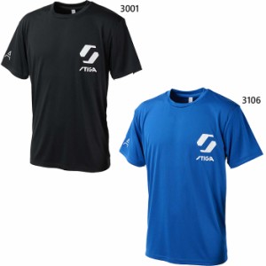 スティガ メンズ レディース ロゴTシャツ JP2 Logo T Shirt JP-II 卓球ウェア トップス 半袖 送料無料 STIGA 1805-3001 1805-3106