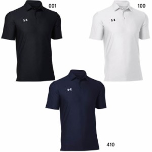 アンダーアーマー メンズ ポロシャツ トレーニングウェア ポロシャツ トップス シャツ 半袖 ホワイト 白 ブラック 黒 ネイビー 送料無料 